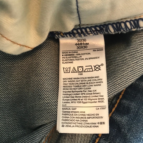 GAP 30x30 Jeans - Picture 5 of 7